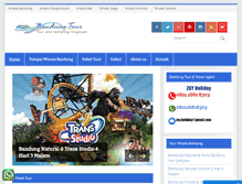 Tablet Screenshot of bandung-tour.com